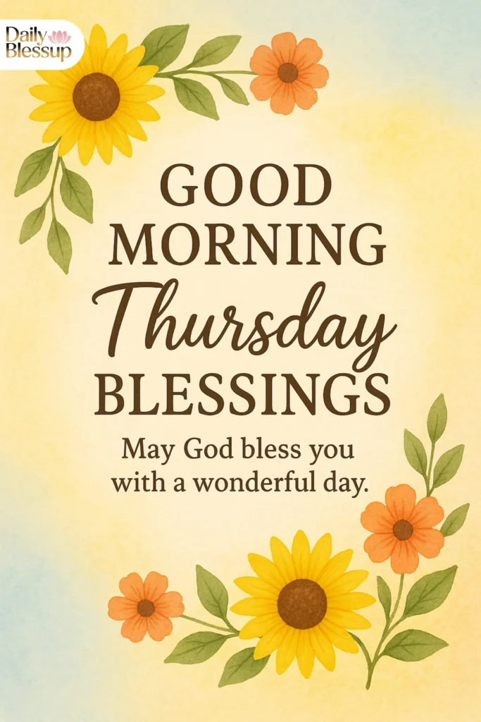 Good Morning Thursday Blessings Quotes