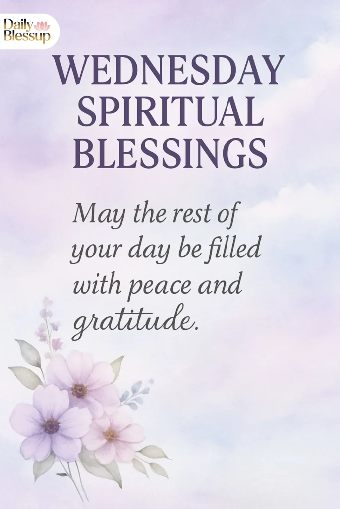 Wednesday Spiritual Blessings