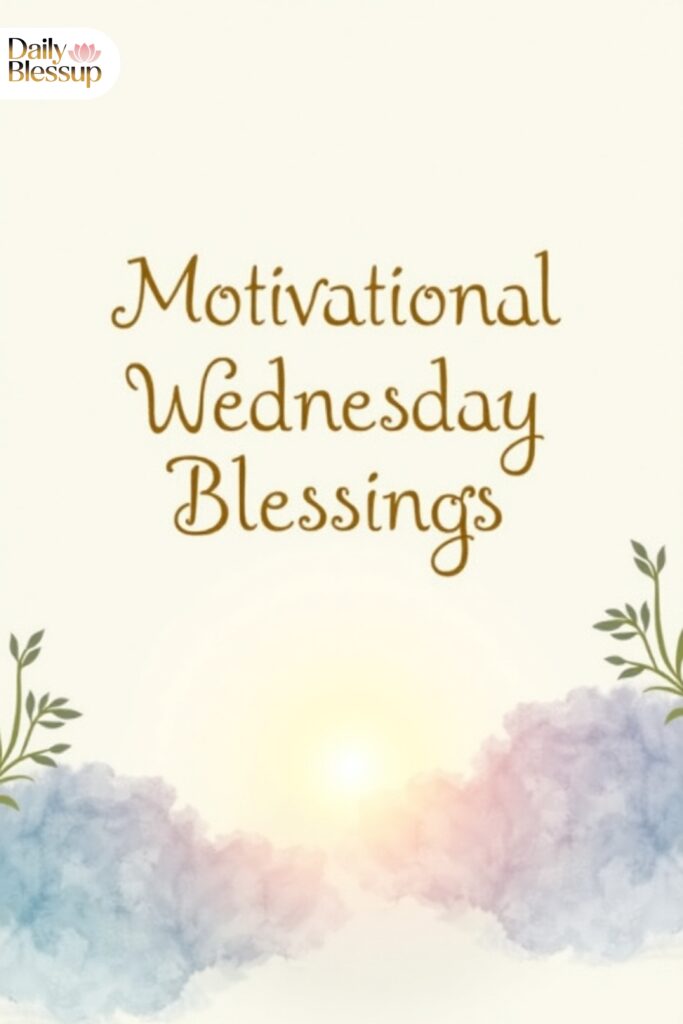 Motivational Wednesday Blessings