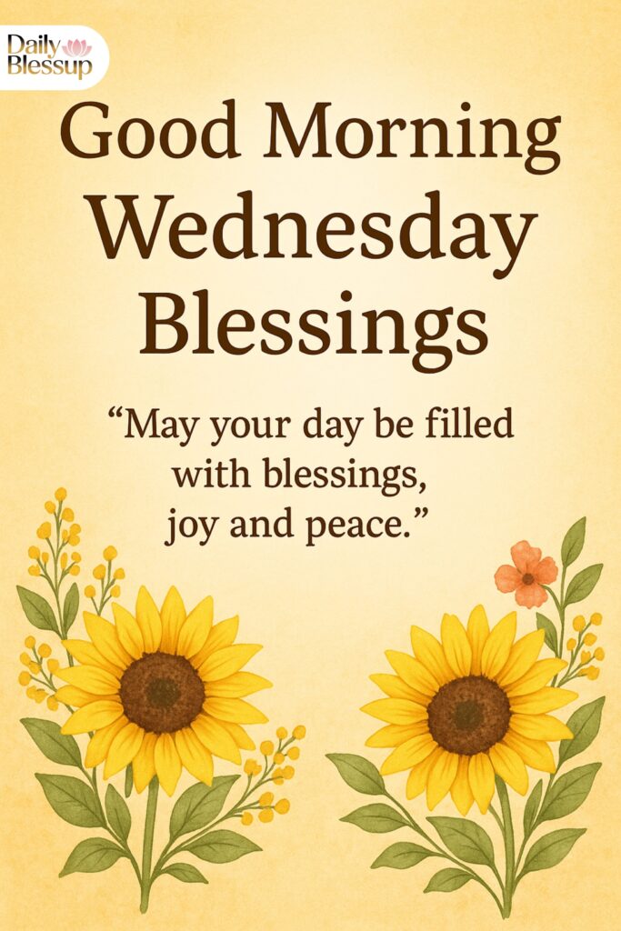 Good Morning Wednesday Blessings Images and Quotes