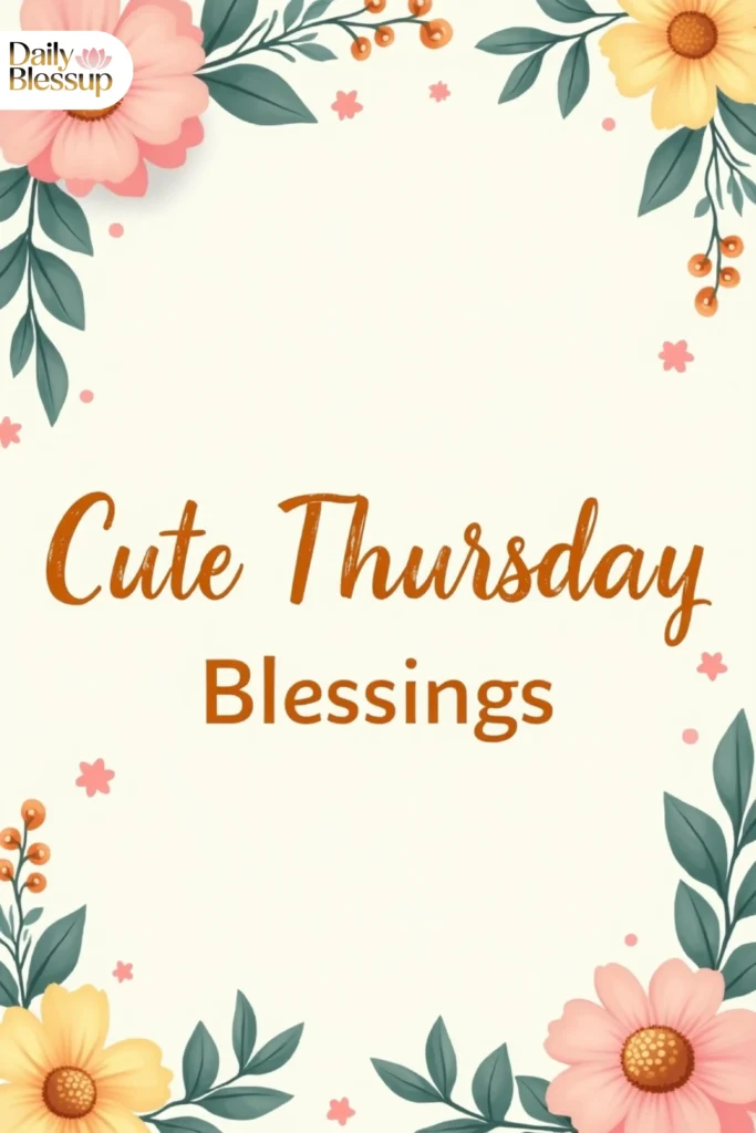 Cute Thursday Blessings