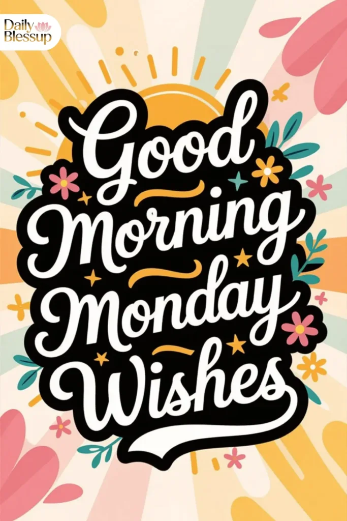 Good Morning Monday Wishes