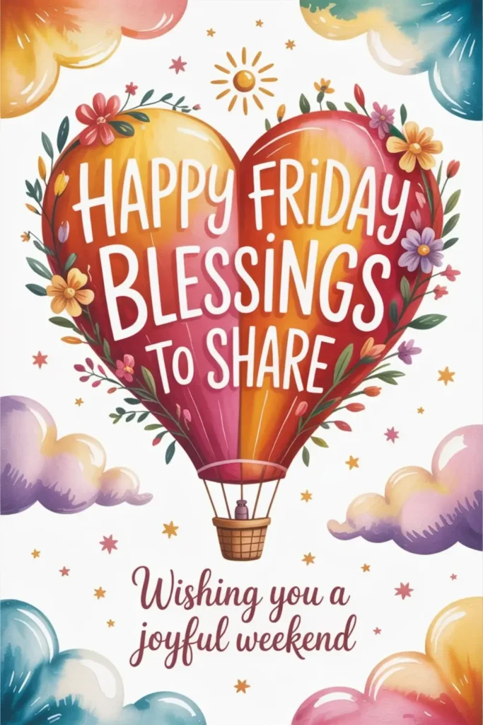 Uplifting Happy Friday Blessings To Share