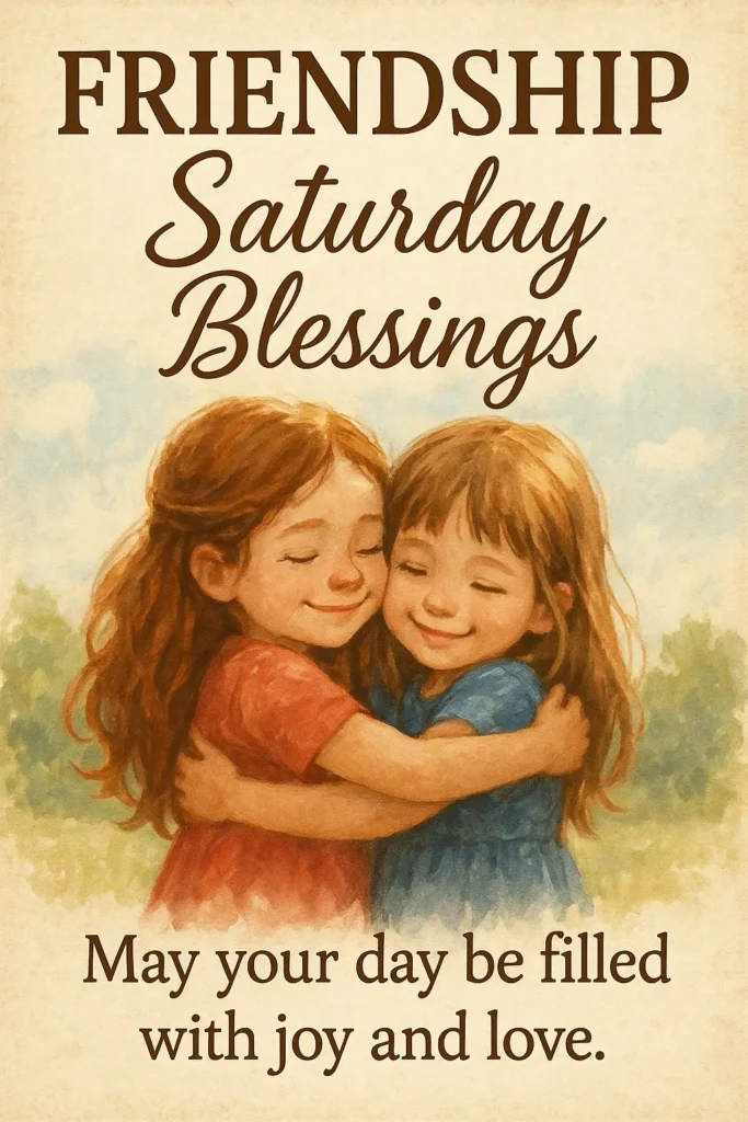 Friendship Saturday Blessings