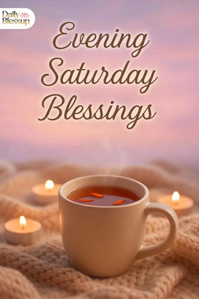 Evening Saturday Blessings