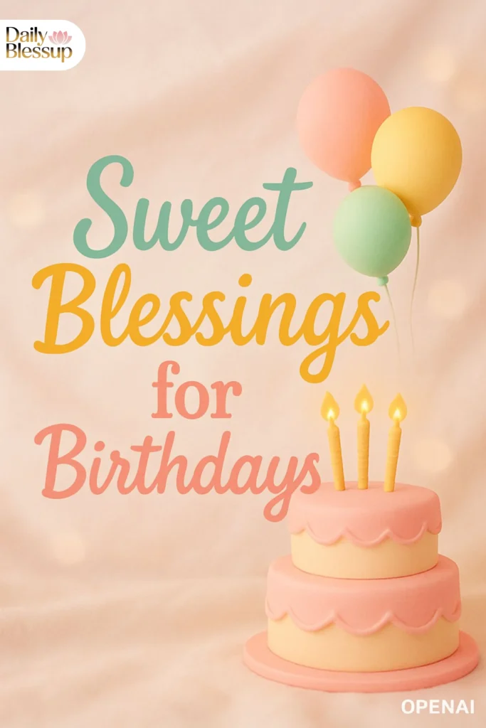 Sweet Blessings for Birthdays