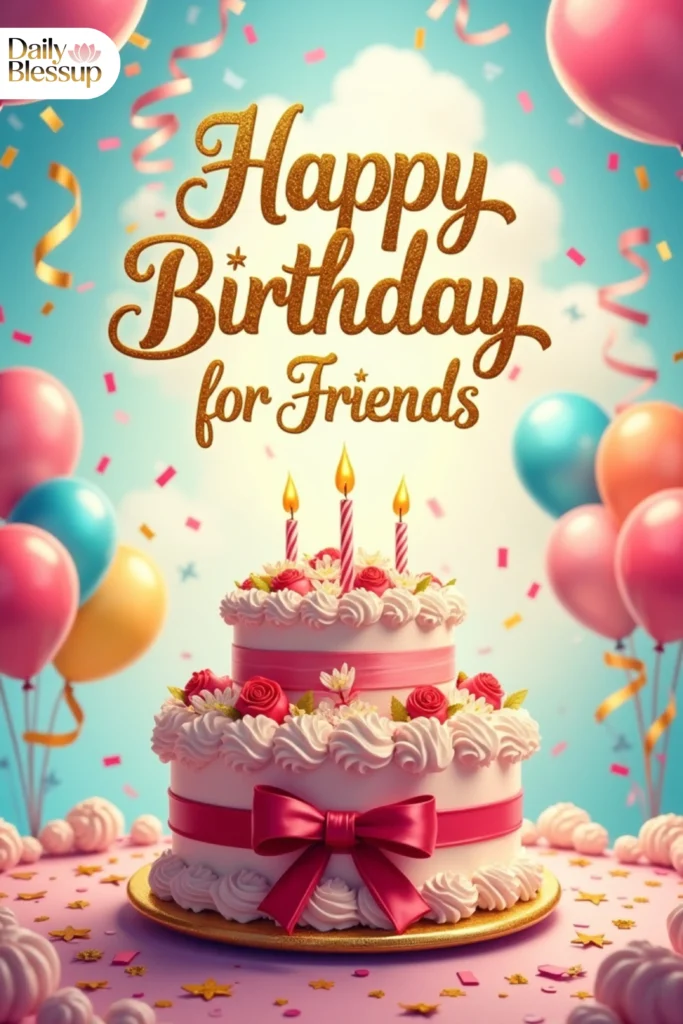 Happy Birthday Wishes for Friends