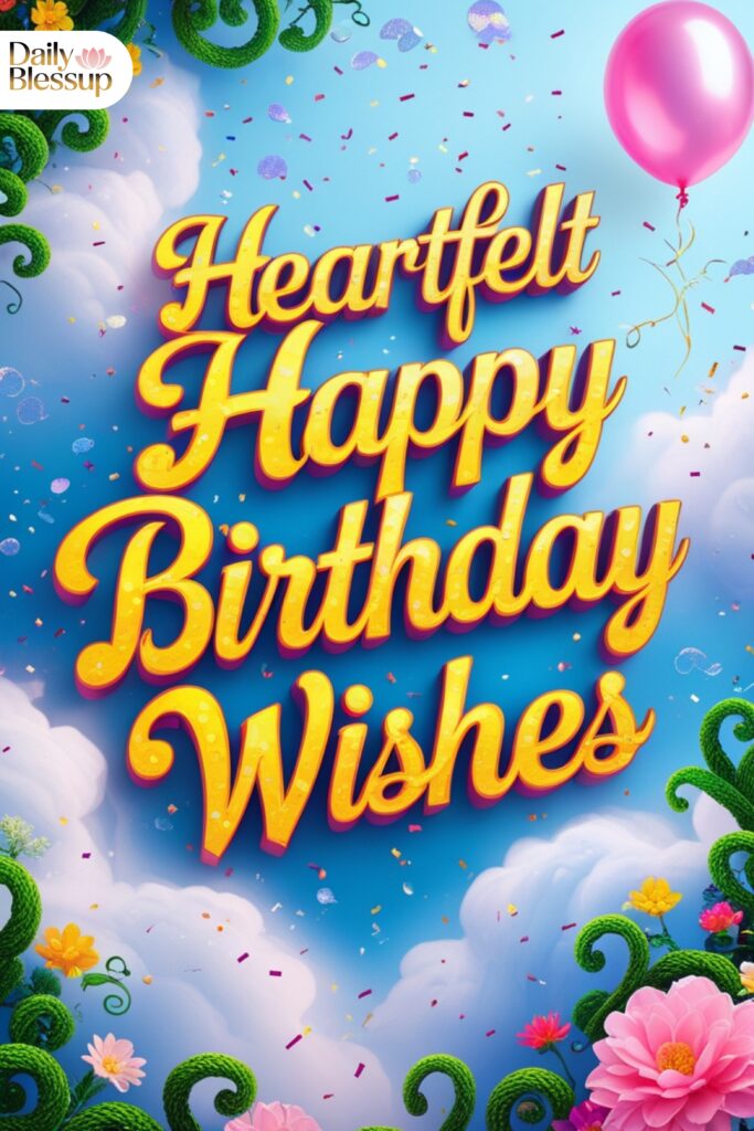 Heartfelt Happy Birthday Wishes