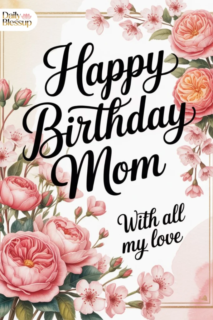 Emotional Birthday Wishes for Mom