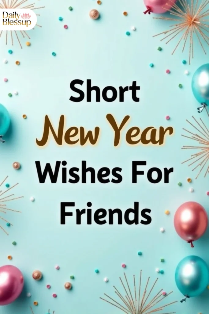 Short New Year Wishes for Friends