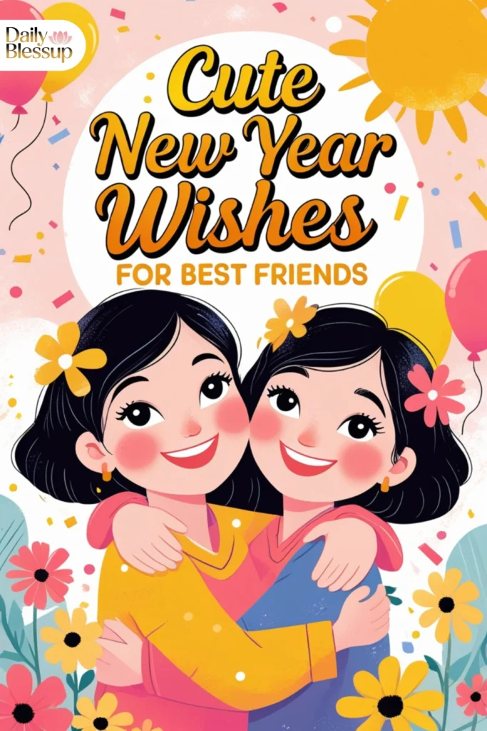 Cute New Year Wishes for Best Friends