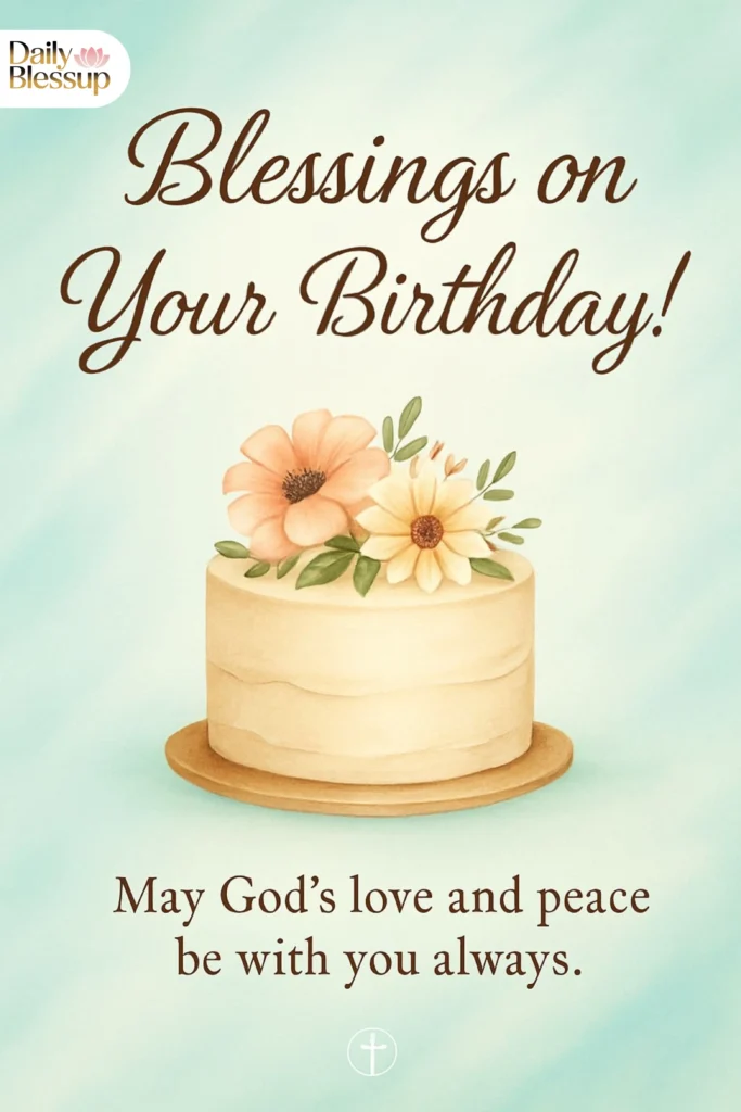 Christian Birthday Blessings