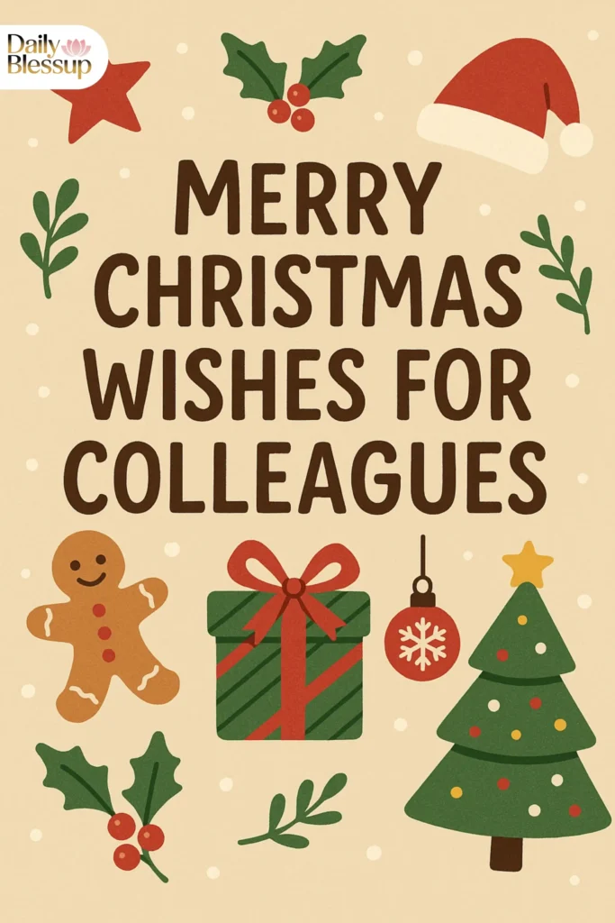 Cute Merry Christmas Wishes for Colleagues