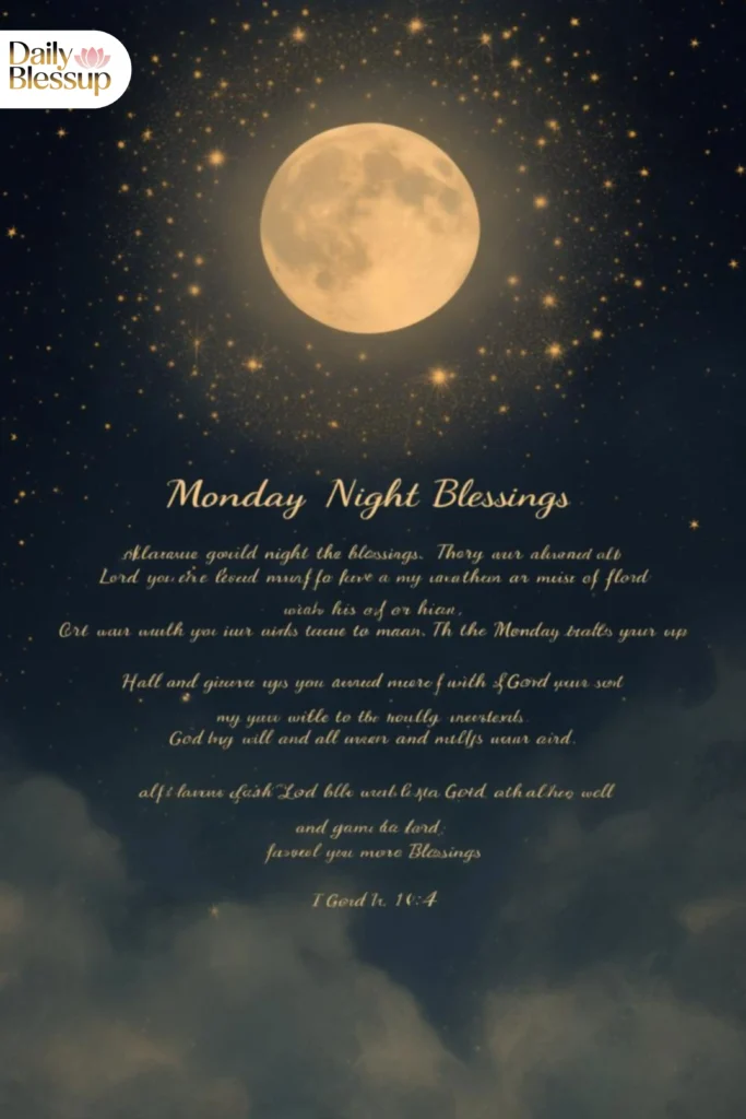 Monday Night Blessings