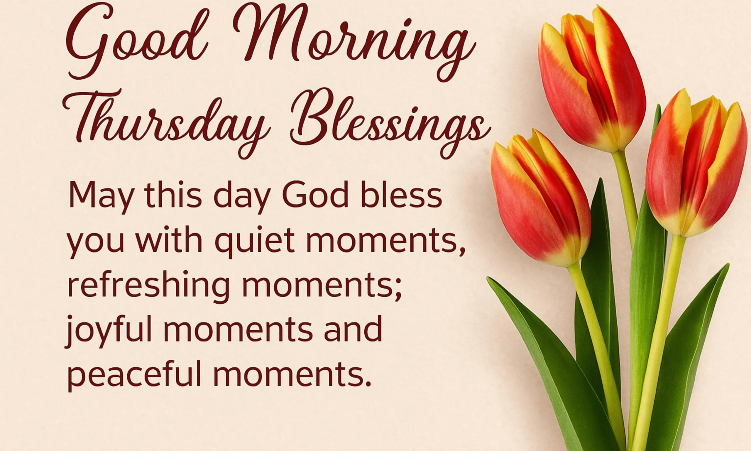 Good Morning Thursday Blessings