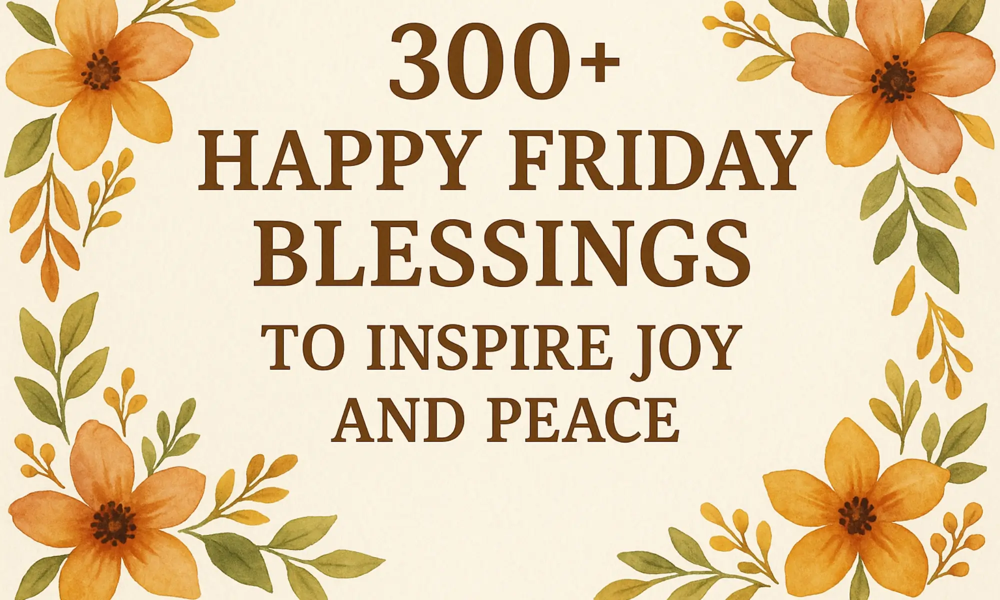 Happy Friday Blessings