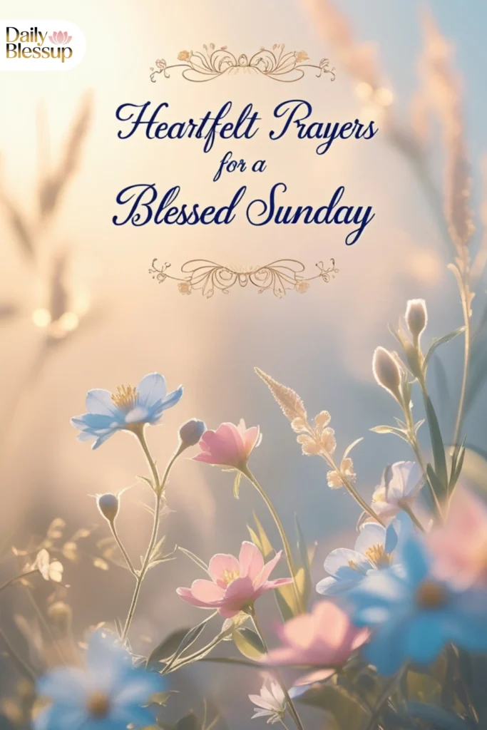 Heartfelt Prayers for a Blessed Sunday