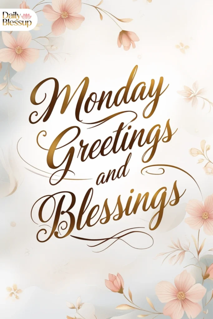 Monday Greetings and Blessings