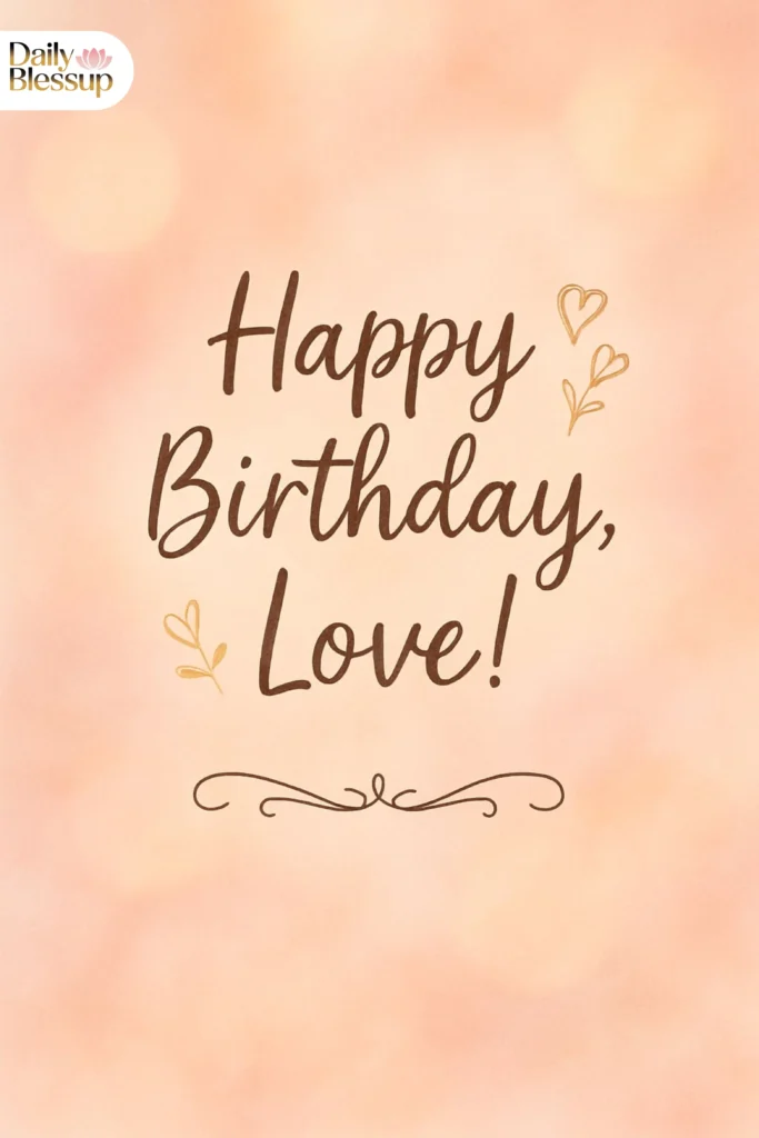 Romantic Birthday Wishes