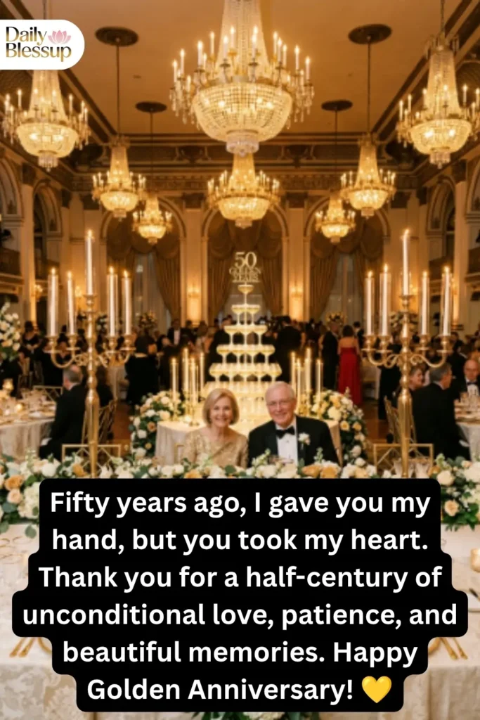 50th / Golden Wedding Anniversary Wishes