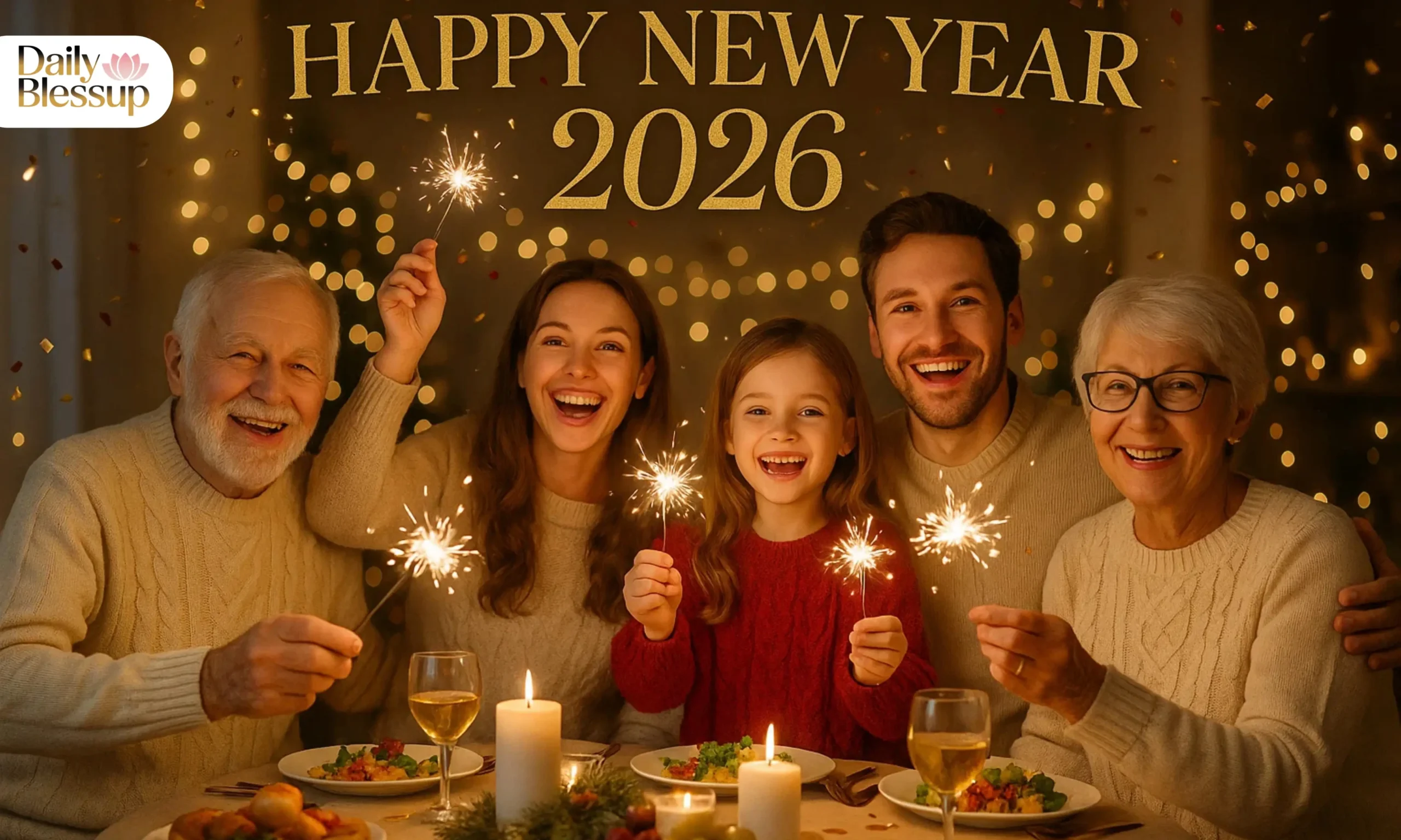 Family Happy New Year Wishes