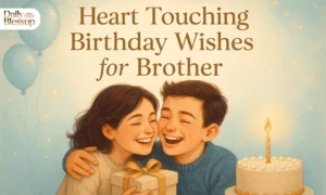 Heart Touching Birthday Wishes for Brother