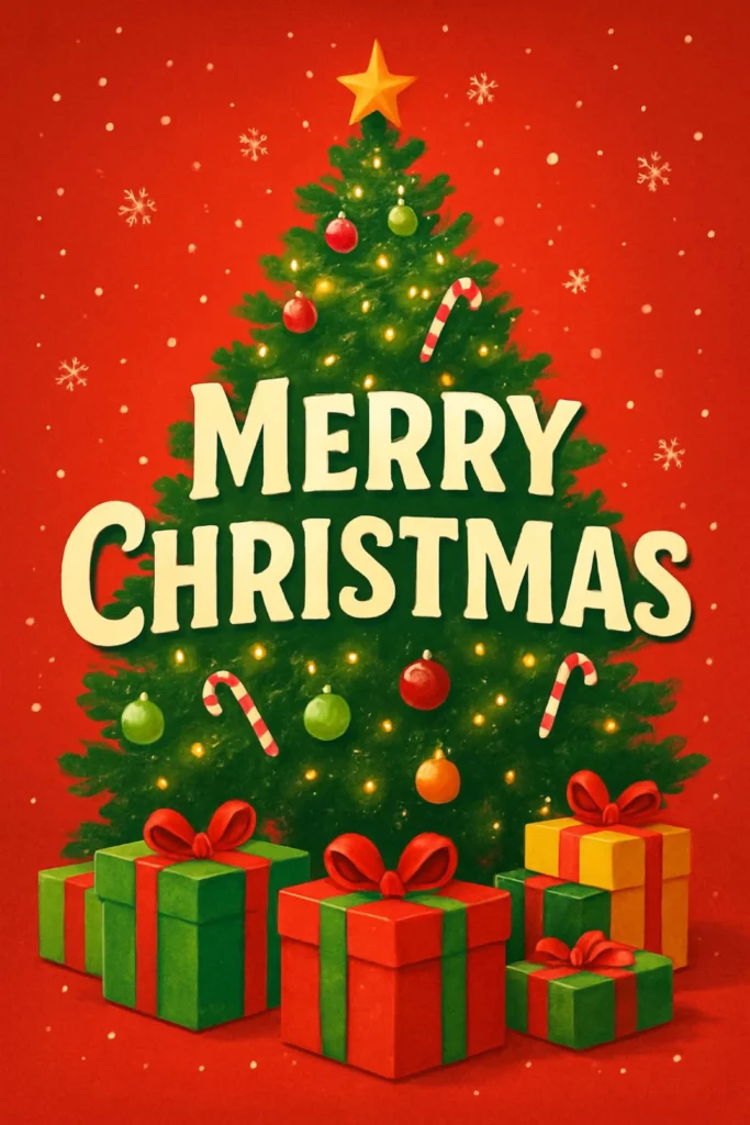Merry Christmas Wishes for Social Media Images