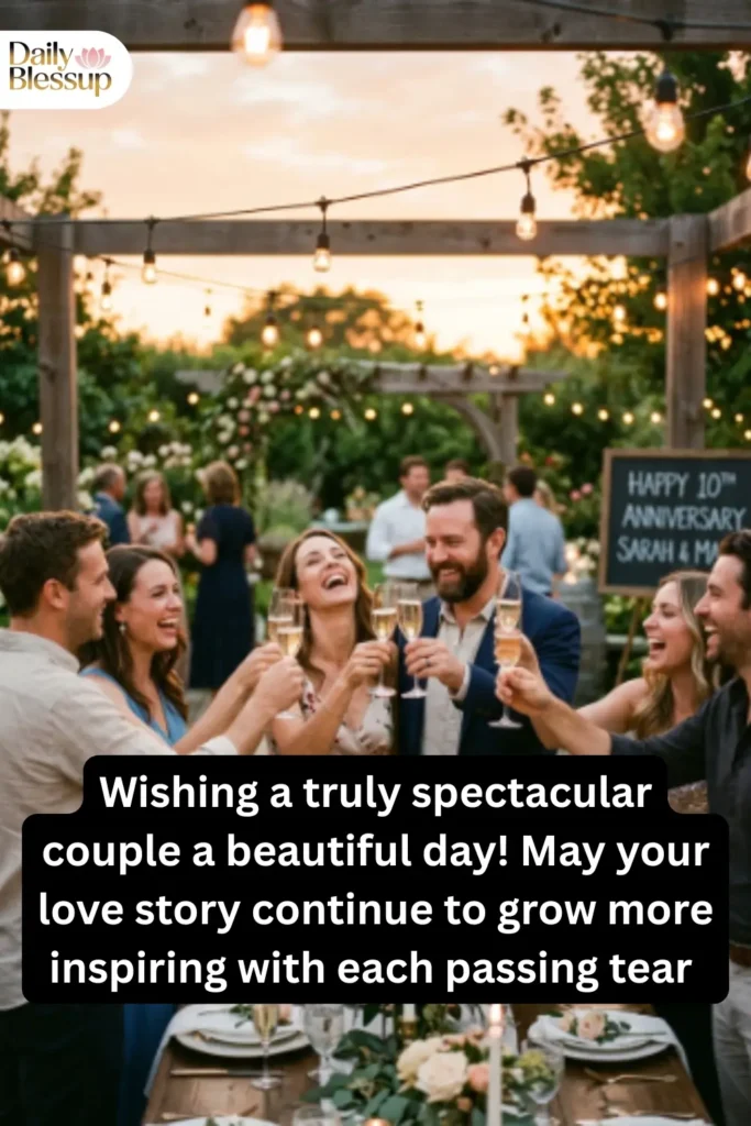 Wedding Anniversary Wishes for Friends