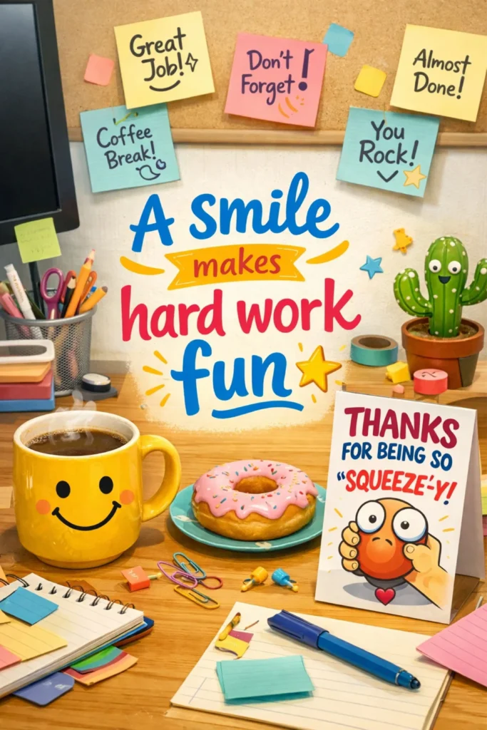 Funny Thank You for Hard Work