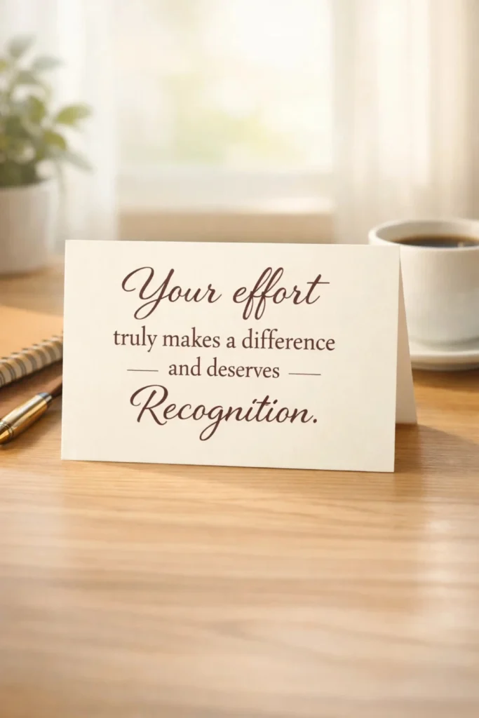 Thank You for Your Hard Work Messages