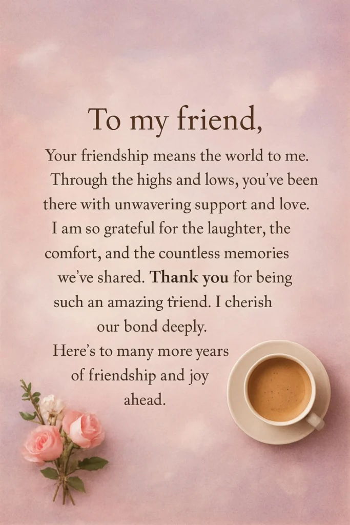 Long Best Friend Paragraphs