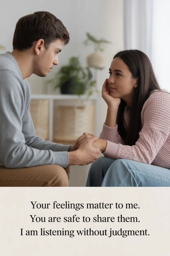 Supportive Paragraphs That Validate His Feelings