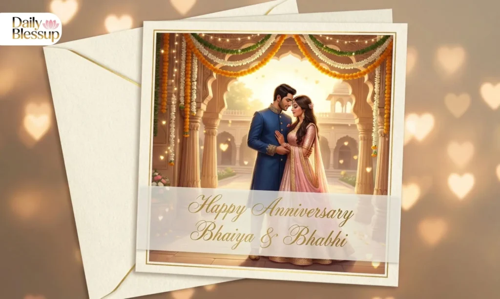 Unique Wishes for Bhaiya and Bhabhi Anniversary