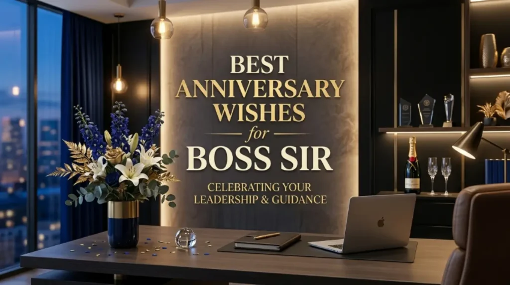 Best Anniversary Wishes for Boss Sir