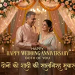 Happy Wedding Anniversary Both Of You Meaning In Hindi
