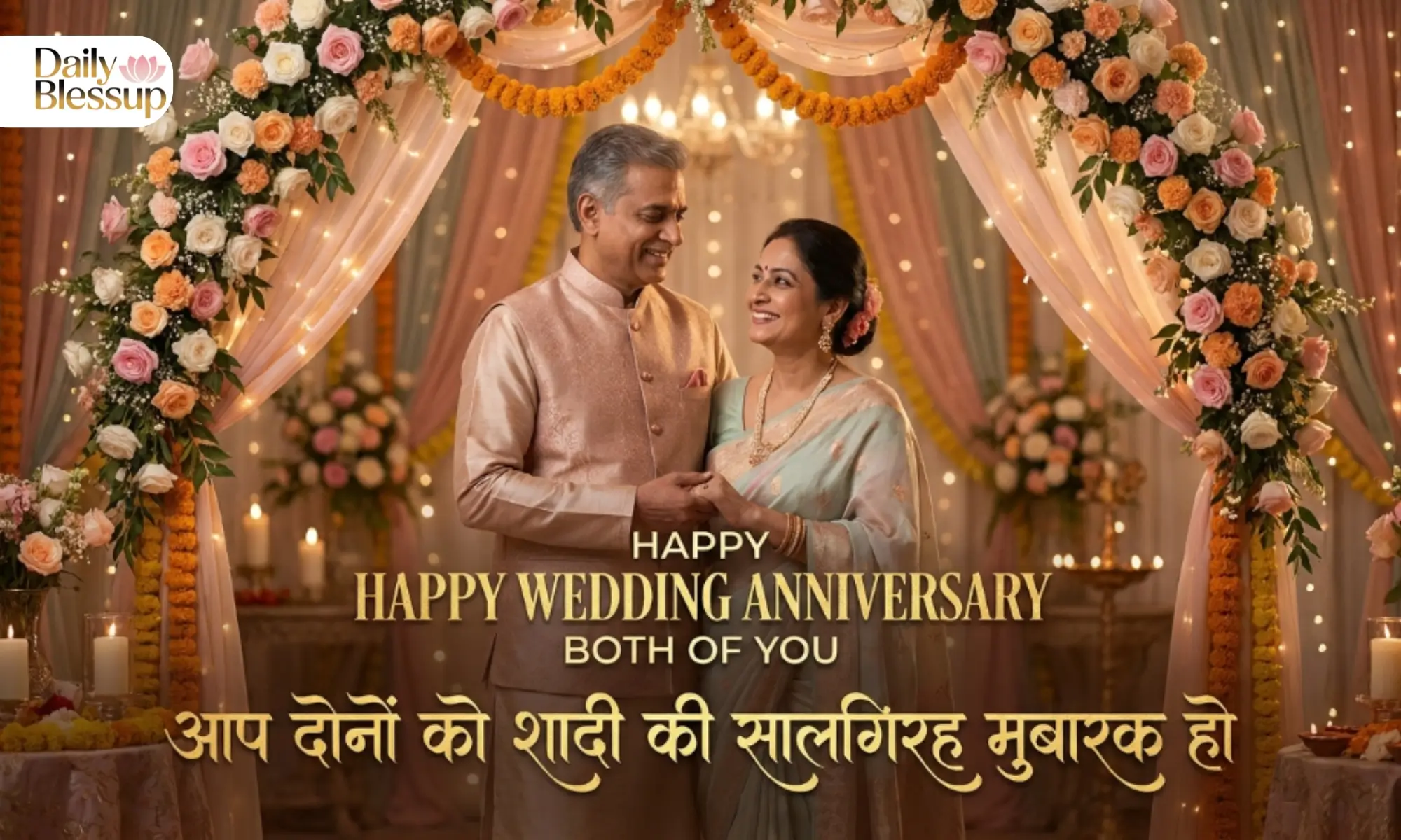 Happy Wedding Anniversary Both Of You Meaning In Hindi