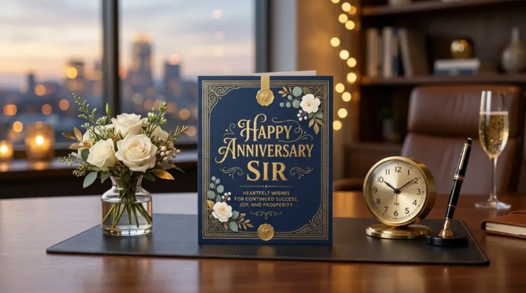 Heartfelt Anniversary Wishes for Sir