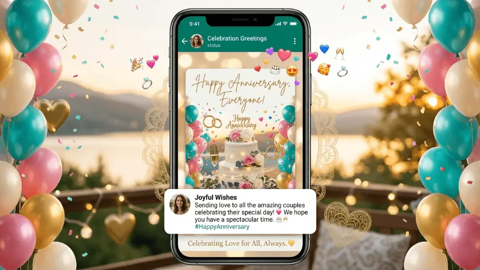 WhatsApp Wedding Anniversary Wishes for Everyone