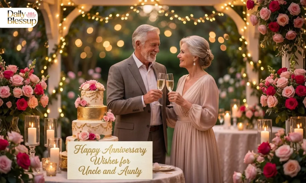 Happy Anniversary Wishes for Uncle and Aunty