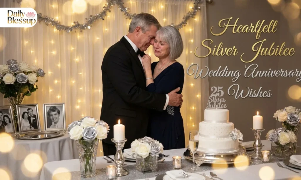 Heartfelt Silver Jubilee Wedding Anniversary Wishes